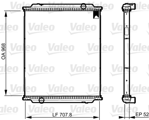 Koelblok radiateur Valeo 733520