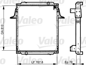 Radiateur Valeo 733537