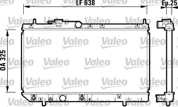 Radiateur Valeo 734102