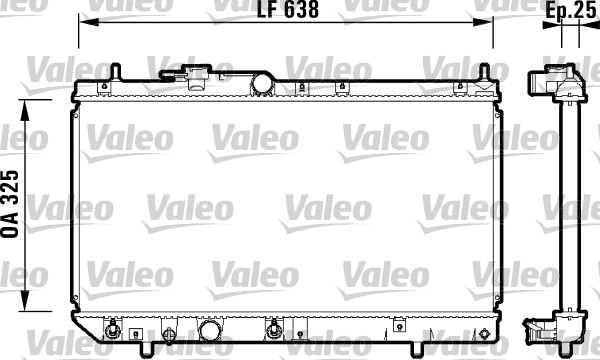 Radiateur Valeo 734103