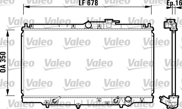 Radiateur Valeo 734109