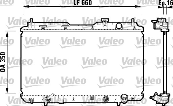 Radiateur Valeo 734110