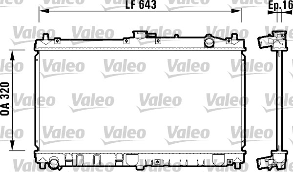 Radiateur Valeo 734119