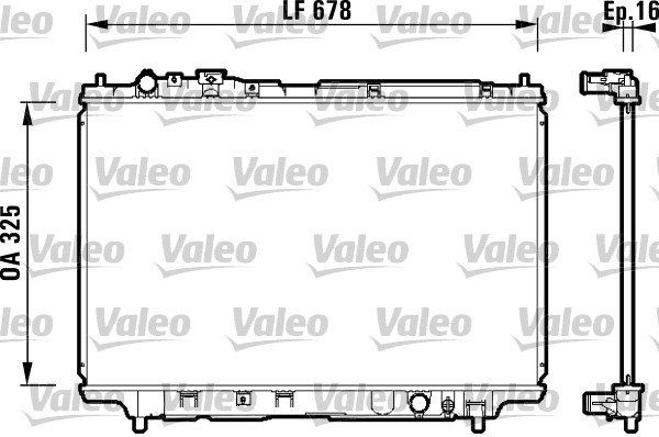 Radiateur Valeo 734120