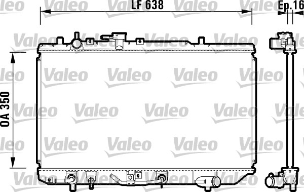 Radiateur Valeo 734121
