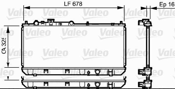Radiateur Valeo 734123