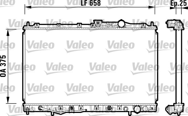 Radiateur Valeo 734132