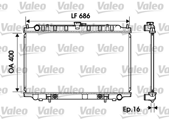 Radiateur Valeo 734150