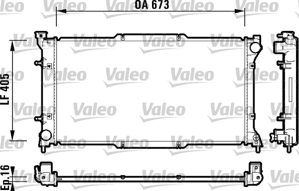 Radiateur Valeo 734158