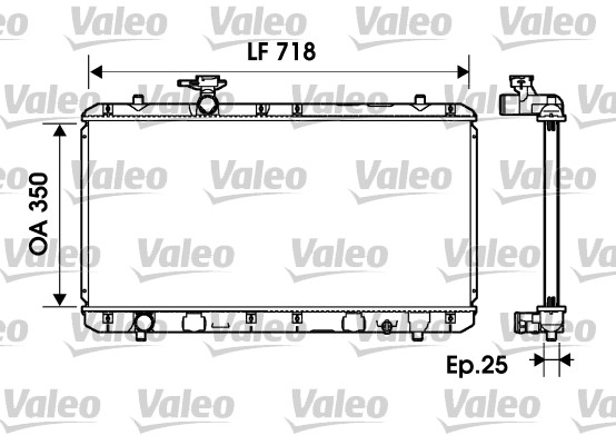 Radiateur Valeo 734164