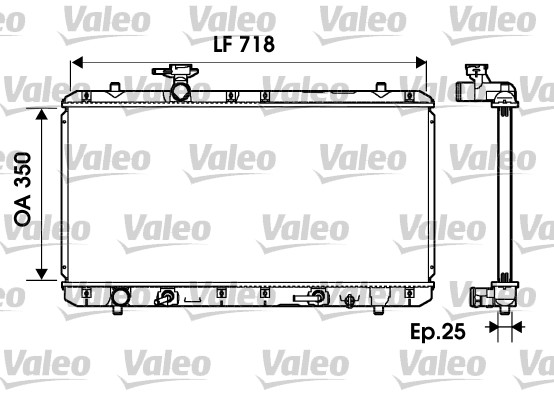 Radiateur Valeo 734165