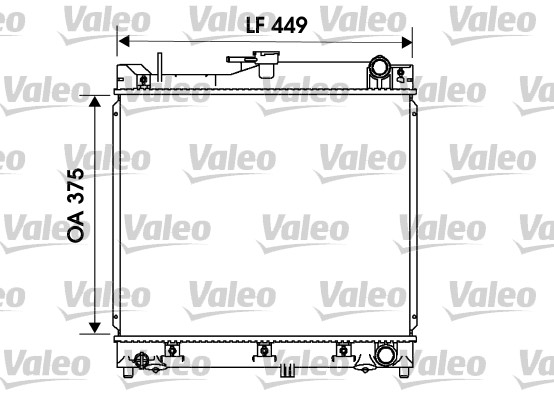 Radiateur Valeo 734170