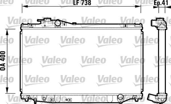 Radiateur Valeo 734174