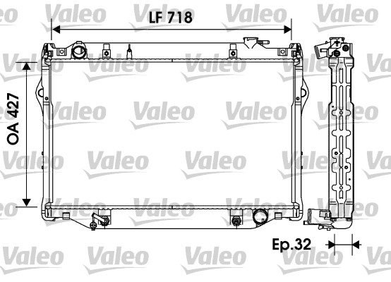 Radiateur Valeo 734185