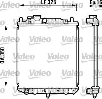 Radiateur Valeo 734209