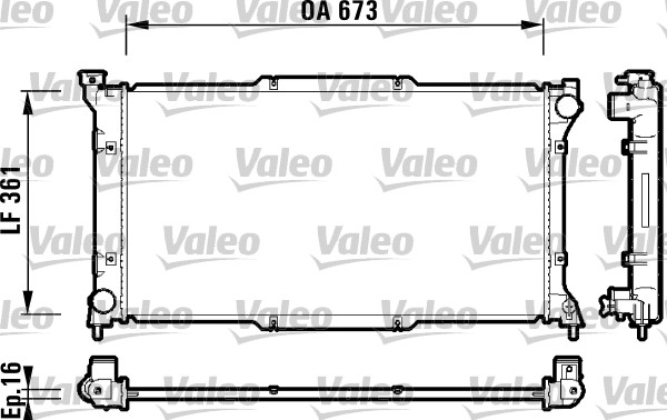 Radiateur Valeo 734212