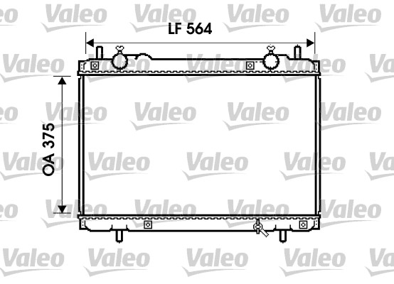 Radiateur Valeo 734223