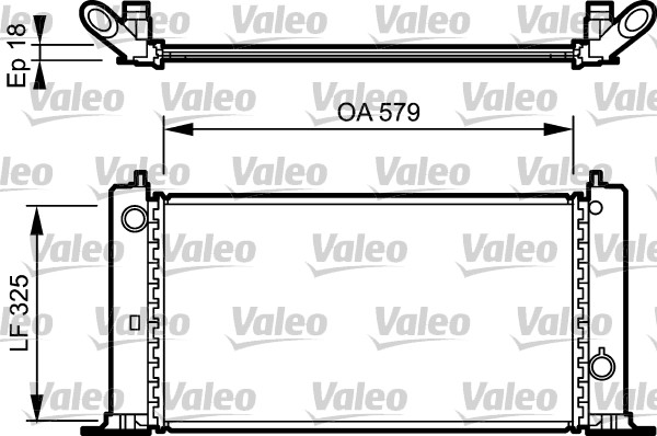 Radiateur Valeo 734228