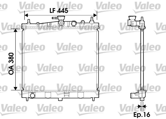 Radiateur Valeo 734246