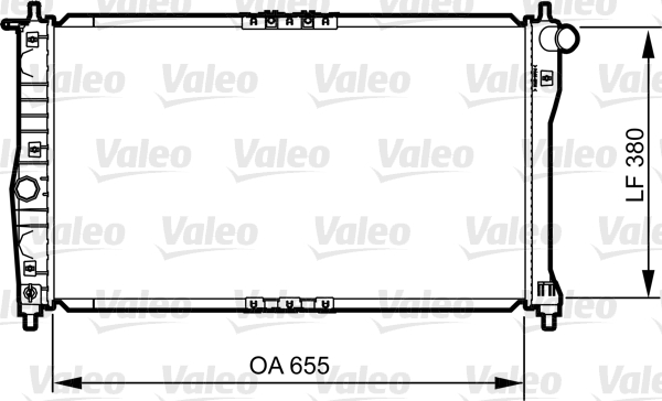 Radiateur Valeo 734252