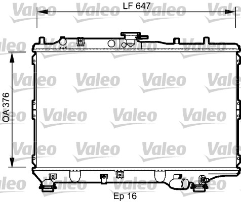 Radiateur Valeo 734264