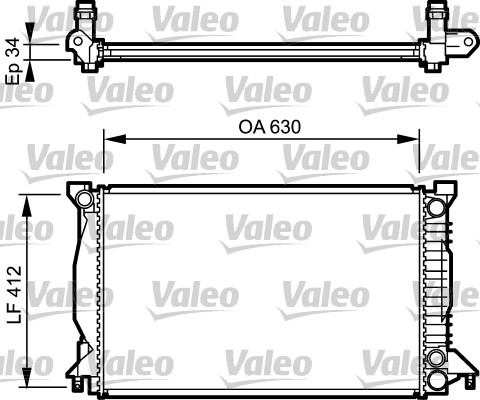 Radiateur Valeo 734270