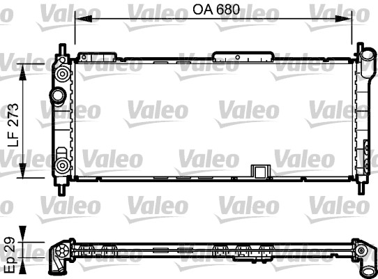 Radiateur Valeo 734271