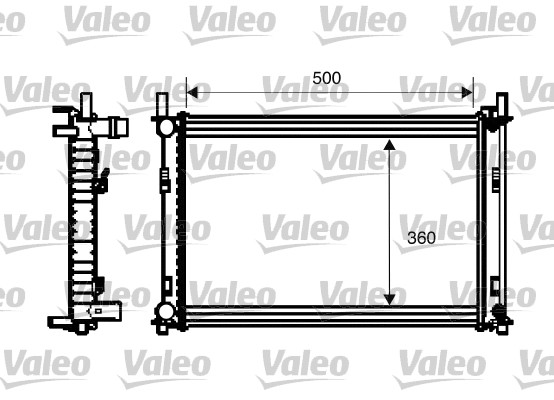 Radiateur Valeo 734272