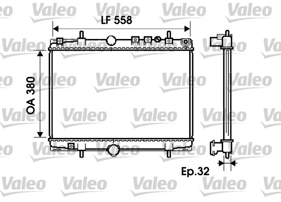 Radiateur Valeo 734281