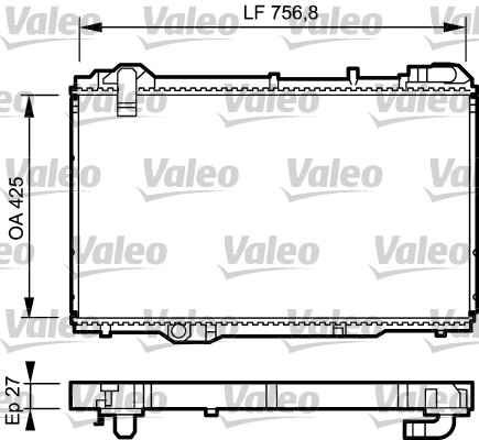 Radiateur Valeo 734285