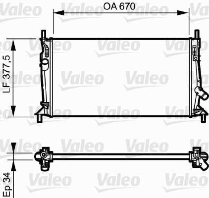 Radiateur Valeo 734321