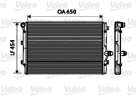 Radiateur Valeo 734333