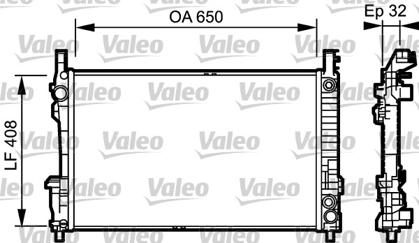 Radiateur Valeo 734379