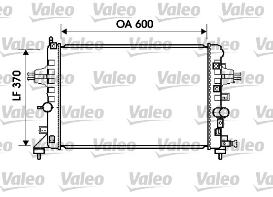 Radiateur Valeo 734382