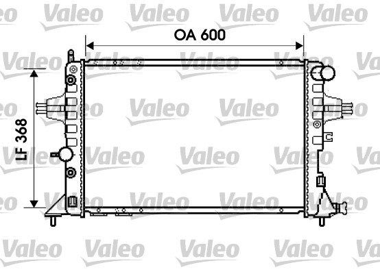 Radiateur Valeo 734388