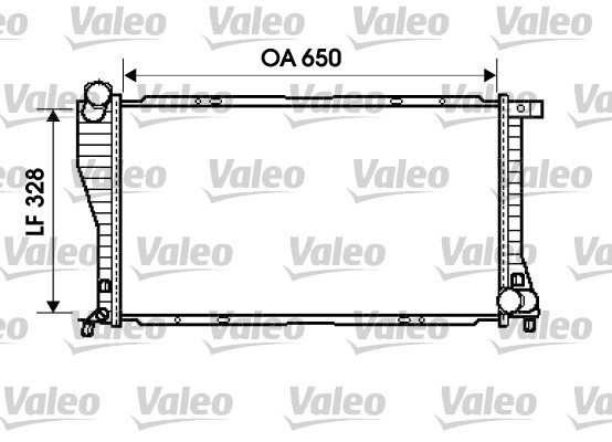Radiateur Valeo 734394