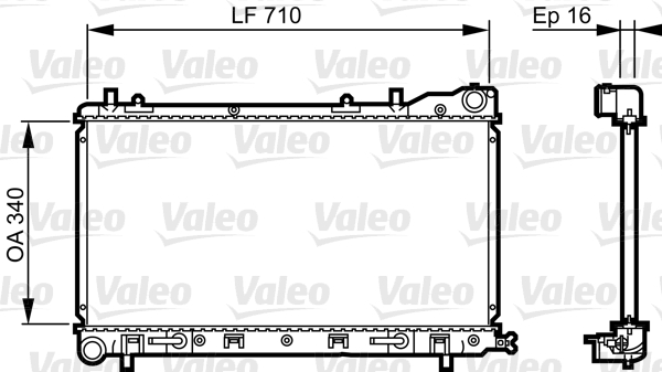 Radiateur Valeo 734405