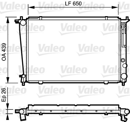 Radiateur Valeo 734408