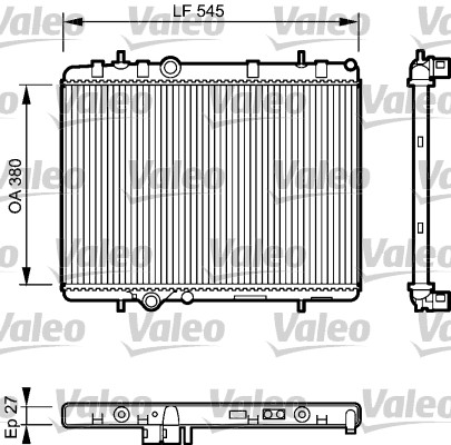 Radiateur Valeo 734423