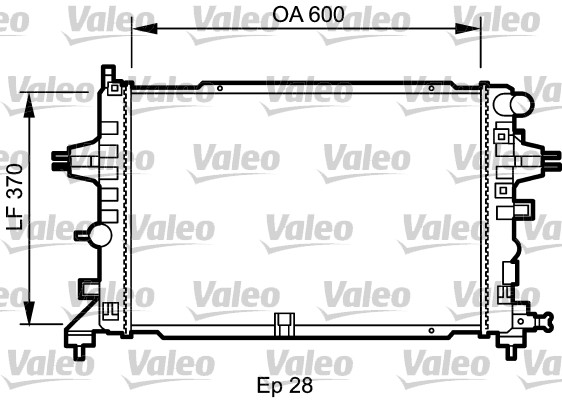 Radiateur Valeo 734432