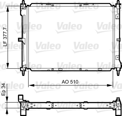 Radiateur Valeo 734436