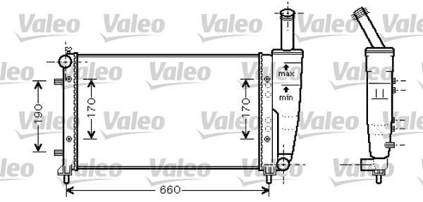 Radiateur Valeo 734457