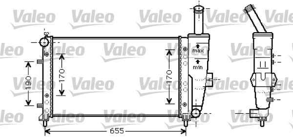 Radiateur Valeo 734459