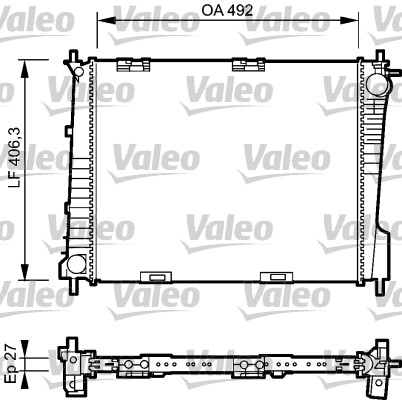 Radiateur Valeo 734461