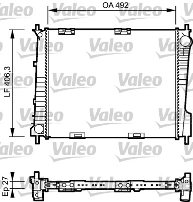 Radiateur Valeo 734462