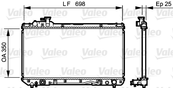 Radiateur Valeo 734466