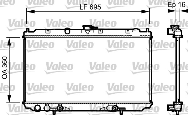 Radiateur Valeo 734473