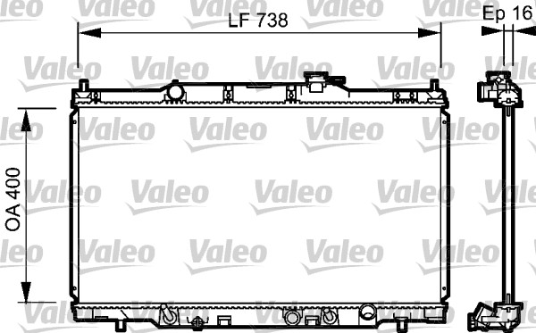 Radiateur Valeo 734477
