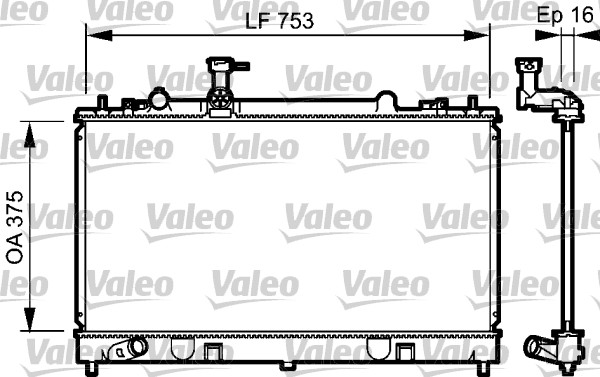 Radiateur Valeo 734484