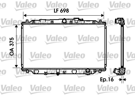 Radiateur Valeo 734624